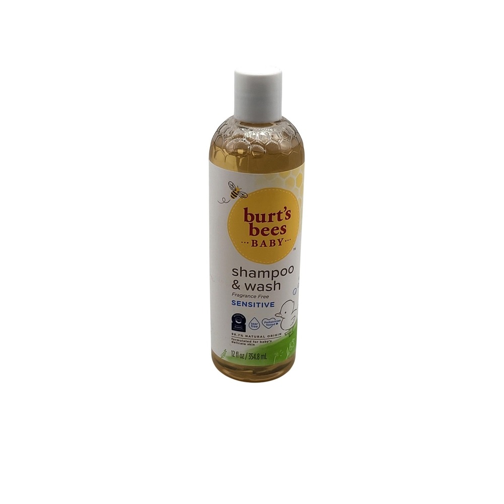 Burt's Bees Baby Shampoo & Wash Sensitive Fragrance Free 12 fl oz Gentle Formula